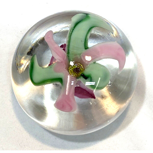 Art Glass Paperweight Signed Whiteb... - Picture 1 of 6